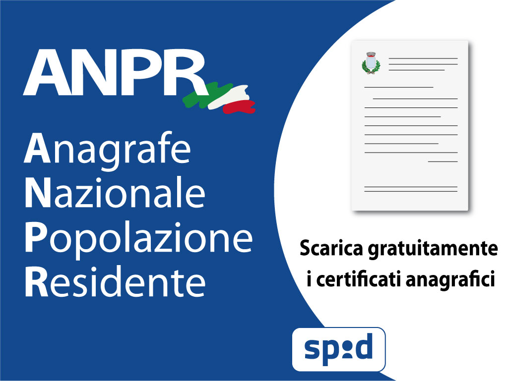 Scarica gratuitamente i certificati anagrafici