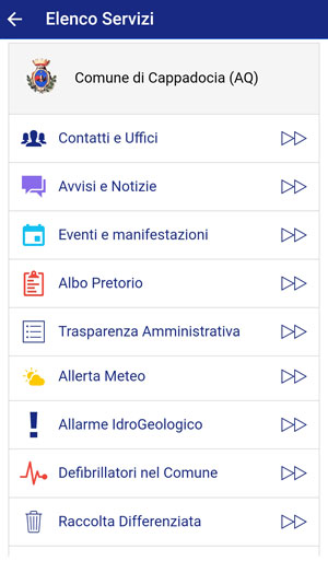 Il Comune Informa 2.0 - Servizi